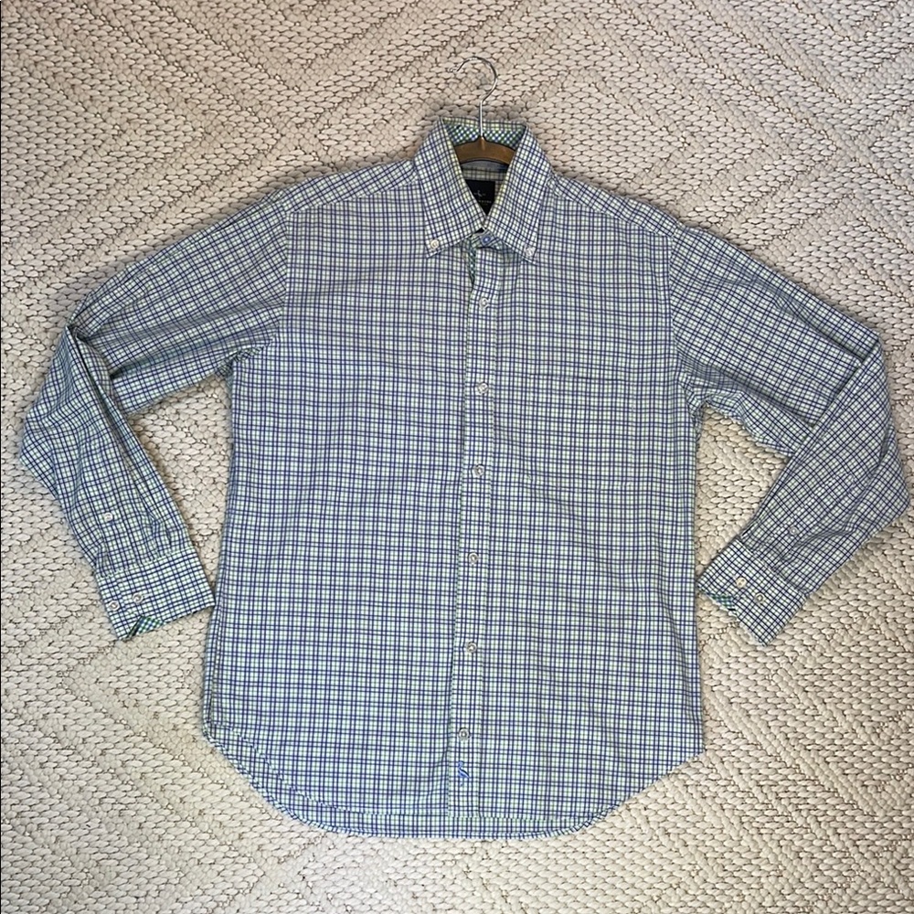 Tailorbyrd Plaid Button-Up Shirt size Medium
